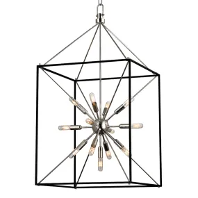 13 Light Chandelier from the Glendale Collection in Polished Nickel Finish by Hudson Valley