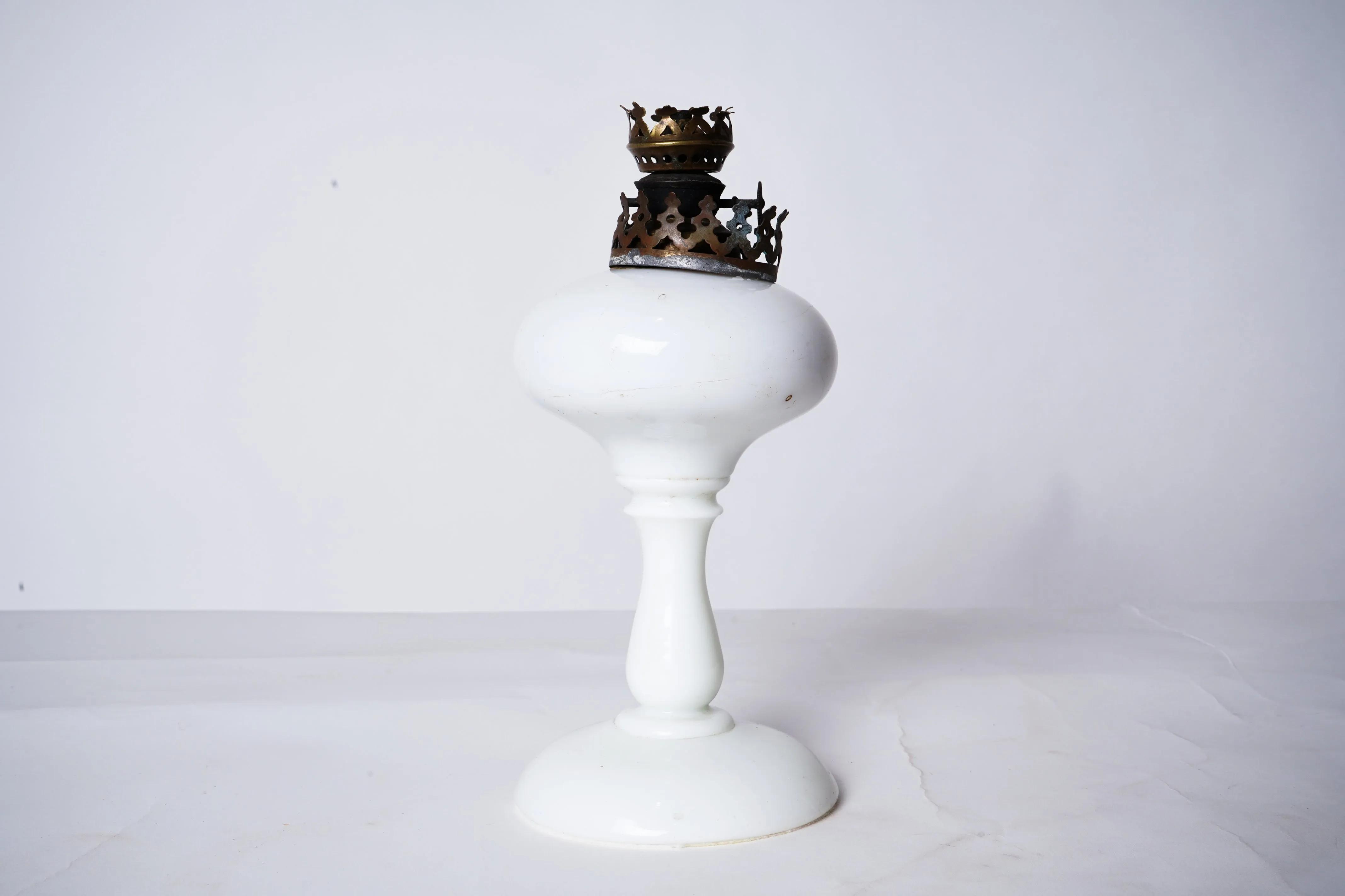 A  Ceramic Kerosene Table Lamp