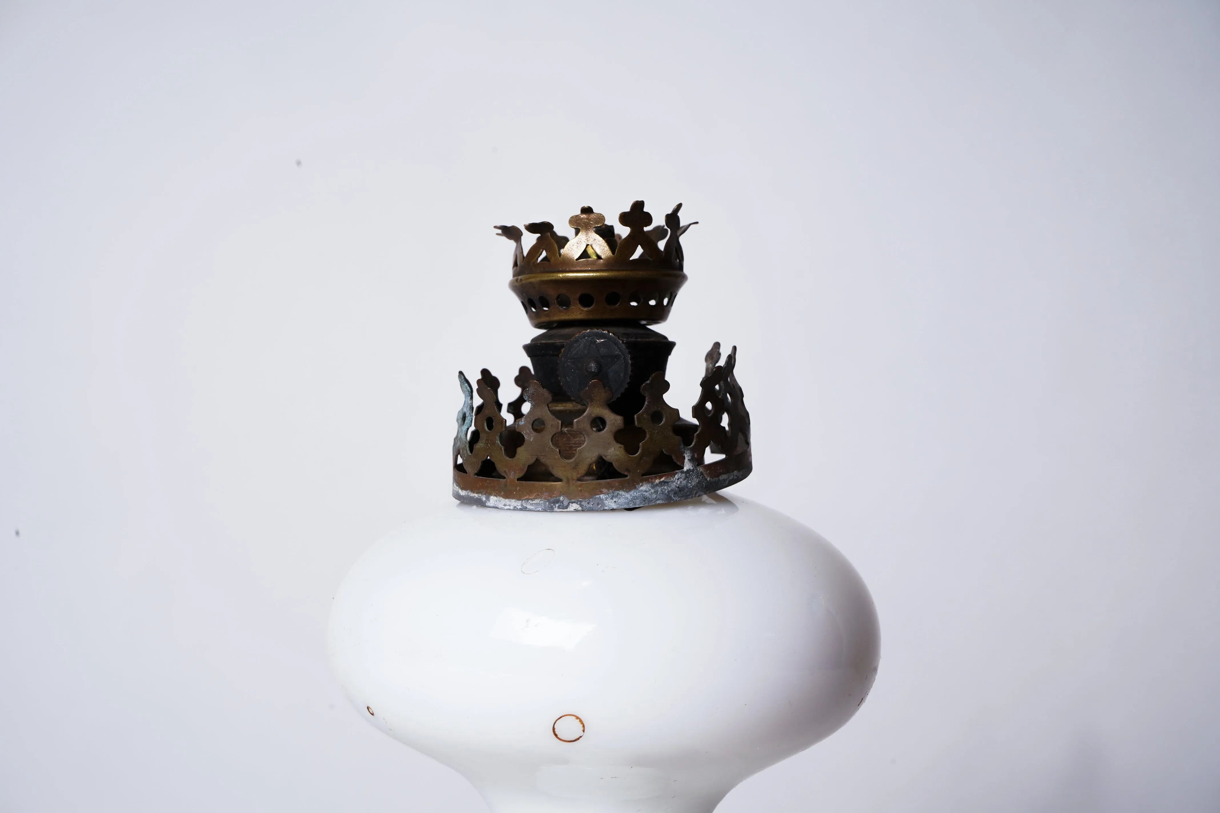 A  Ceramic Kerosene Table Lamp