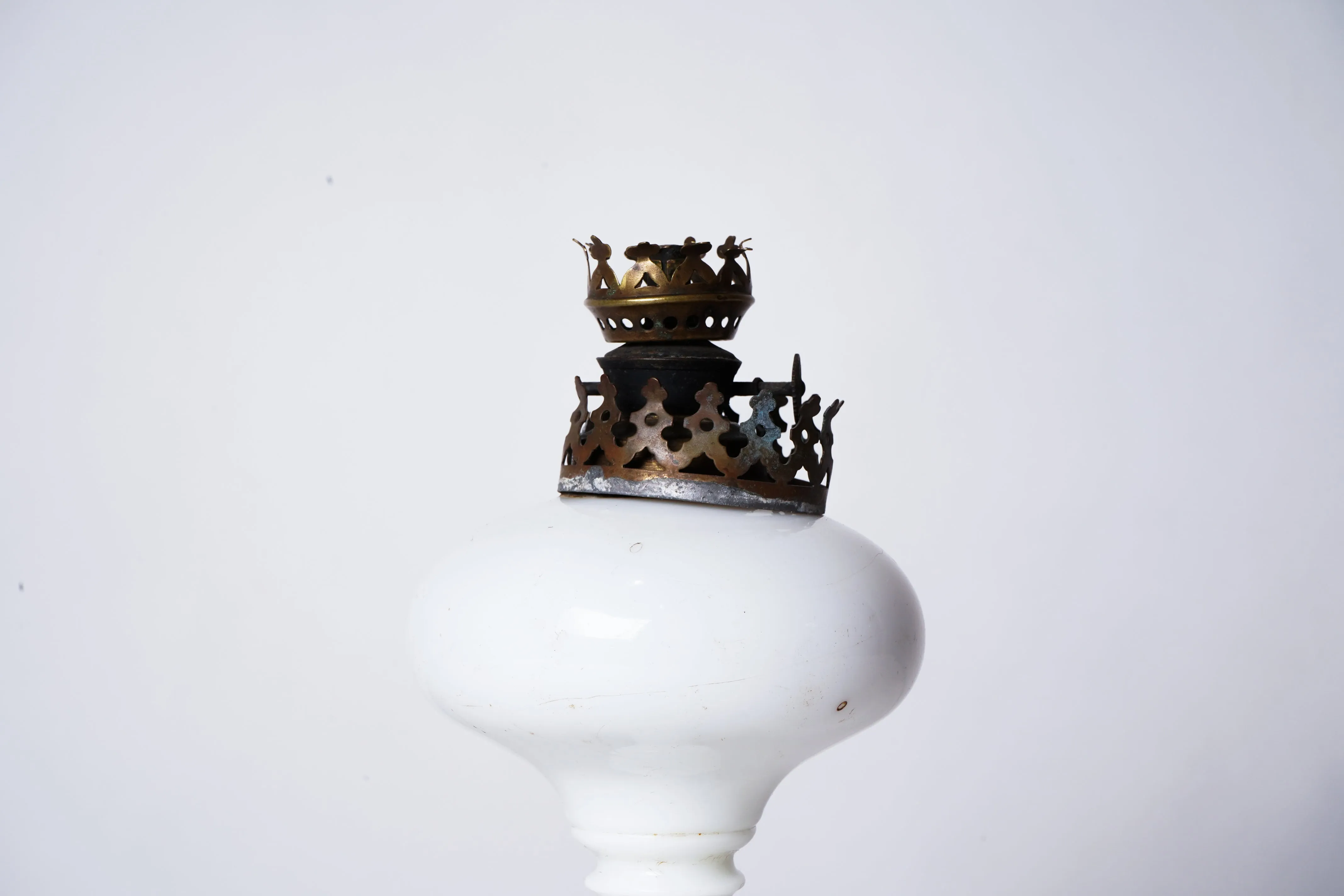 A  Ceramic Kerosene Table Lamp