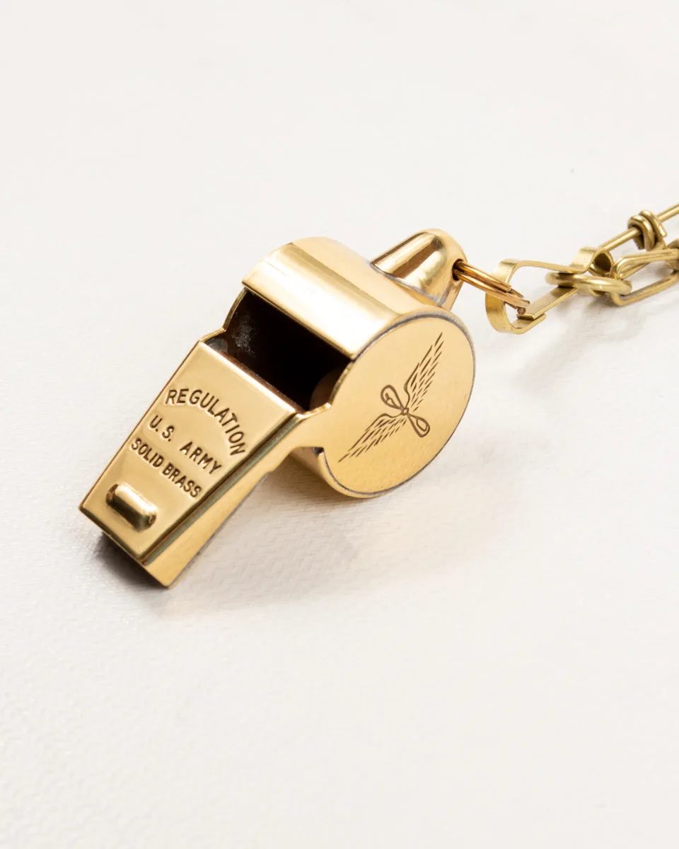 Aviator Whistle - Brass