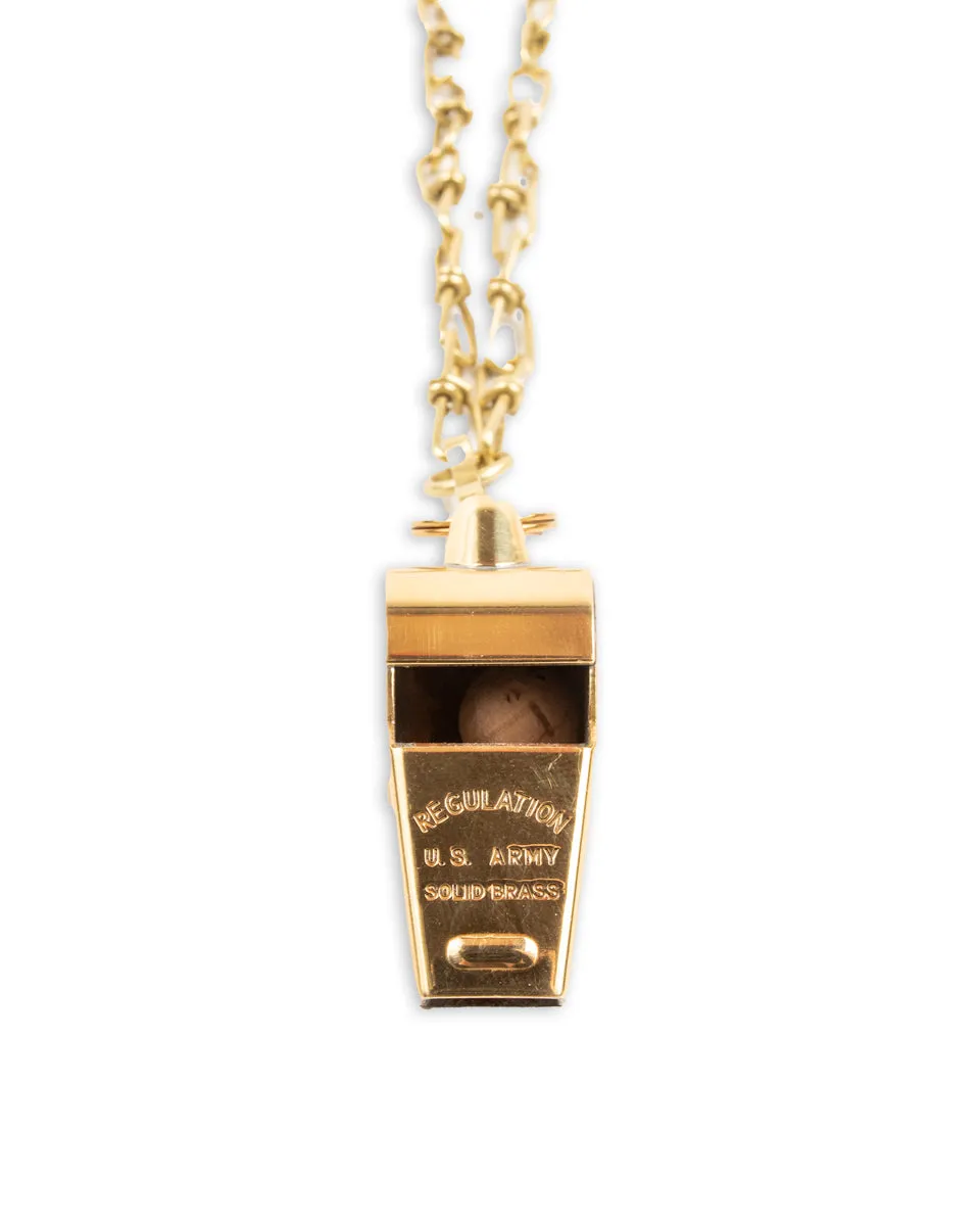 Aviator Whistle - Brass