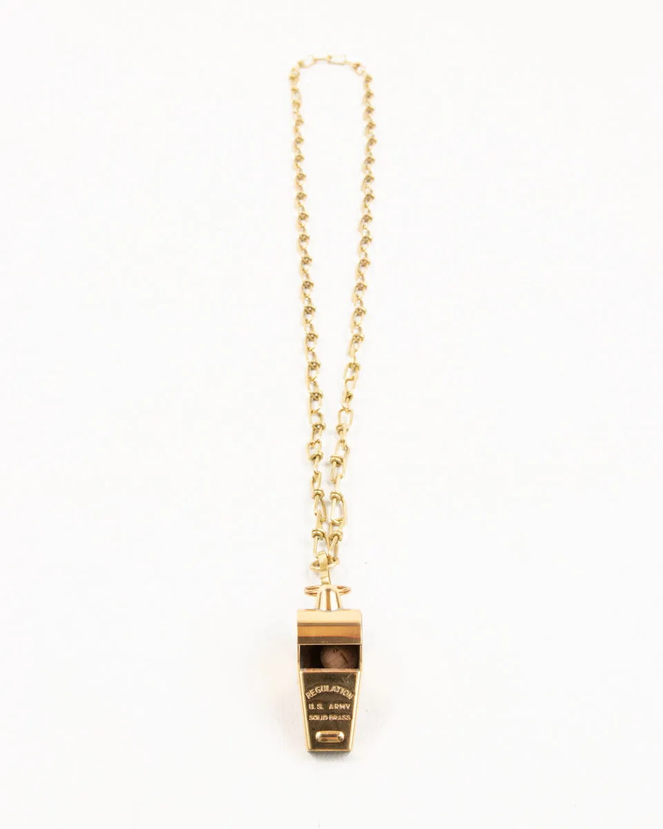 Aviator Whistle - Brass