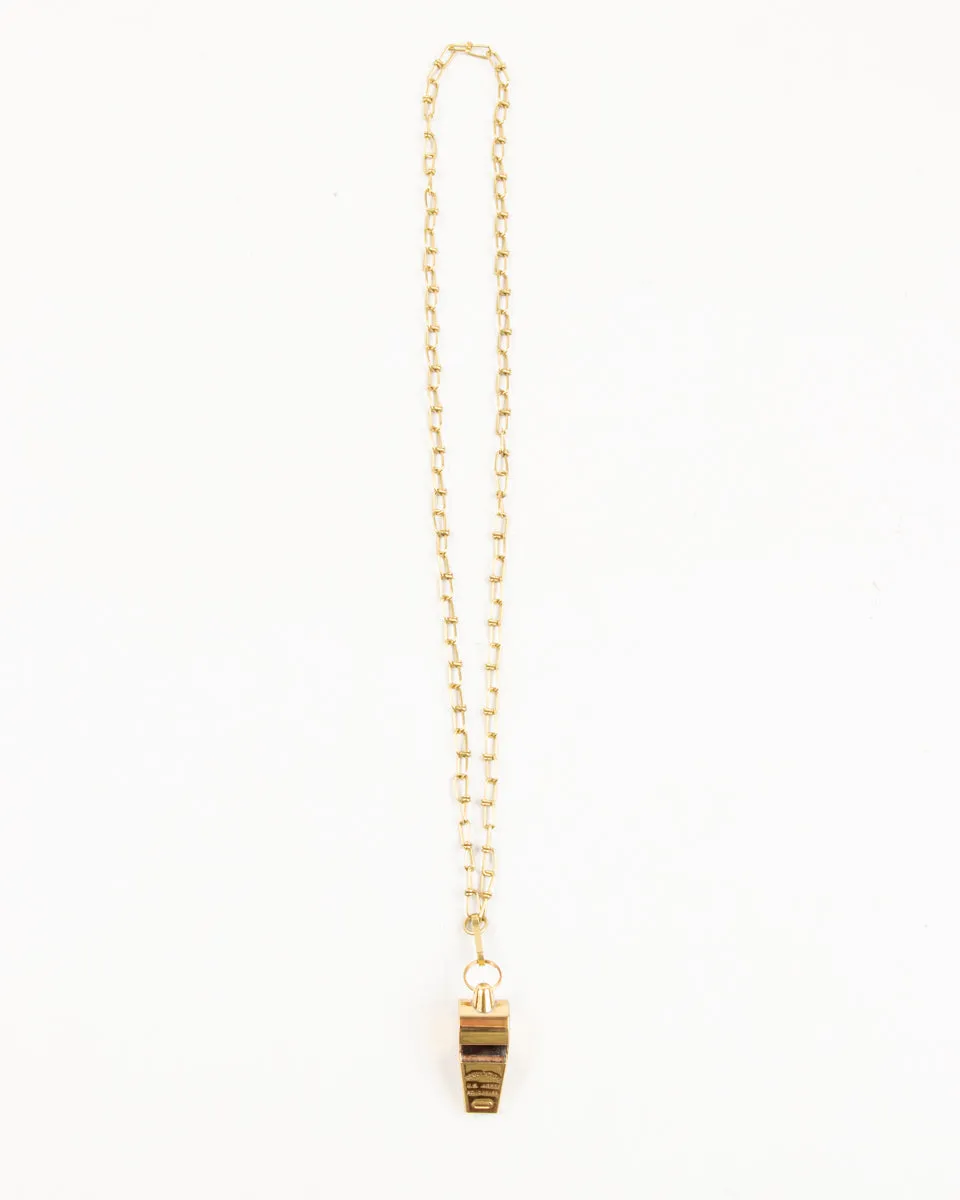Aviator Whistle - Brass