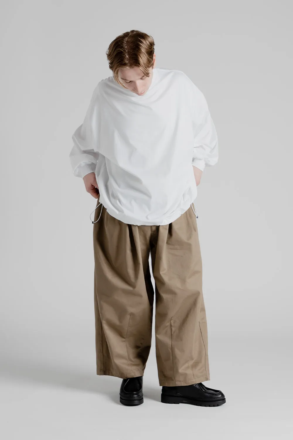 Balloon L/S T-Shirts - White
