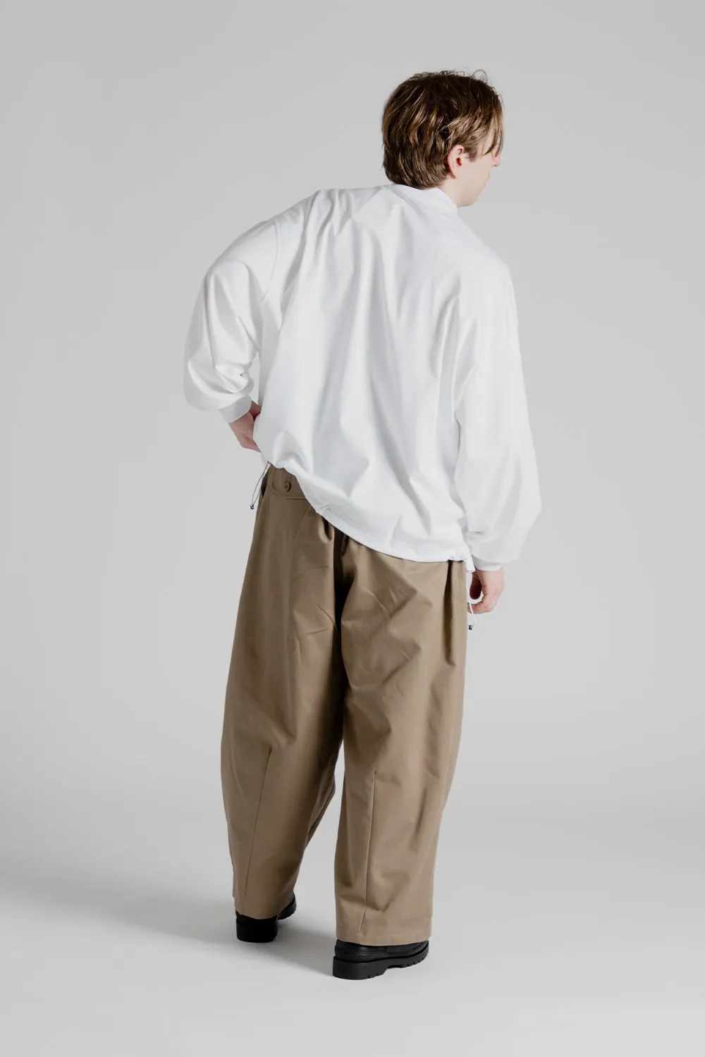 Balloon L/S T-Shirts - White