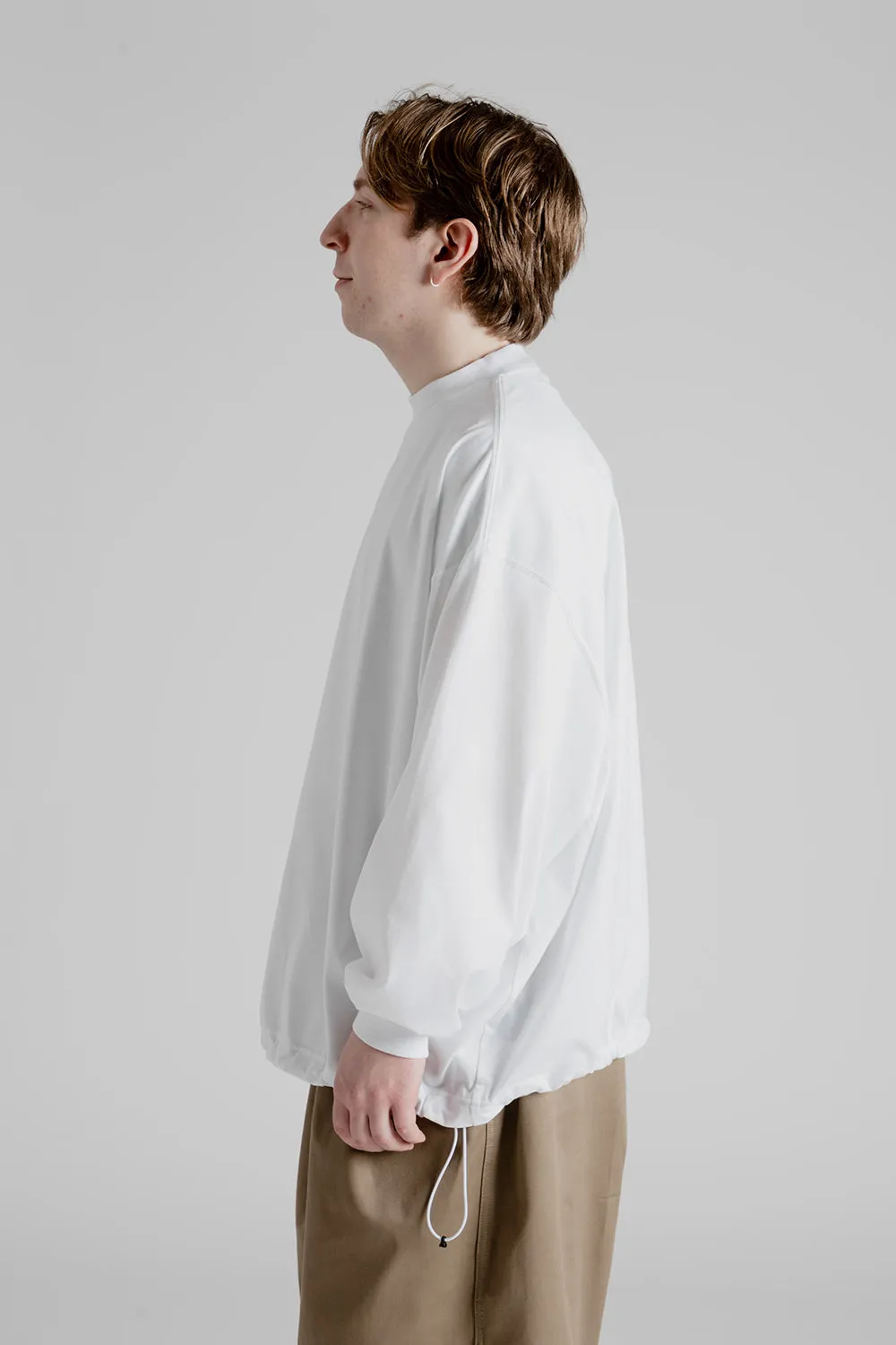 Balloon L/S T-Shirts - White