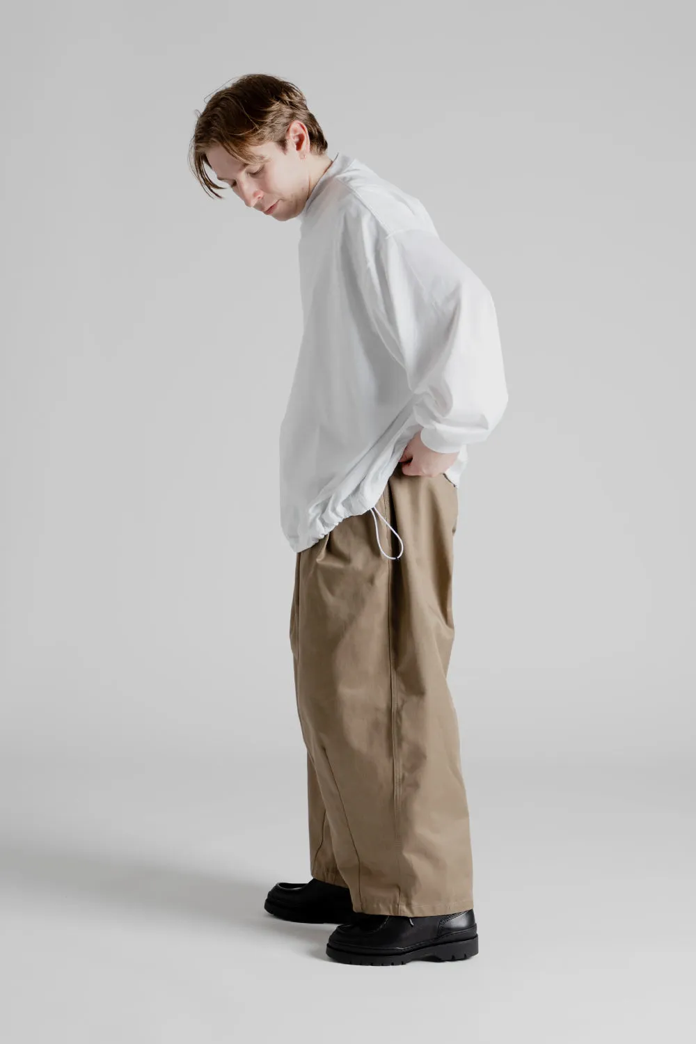 Balloon L/S T-Shirts - White