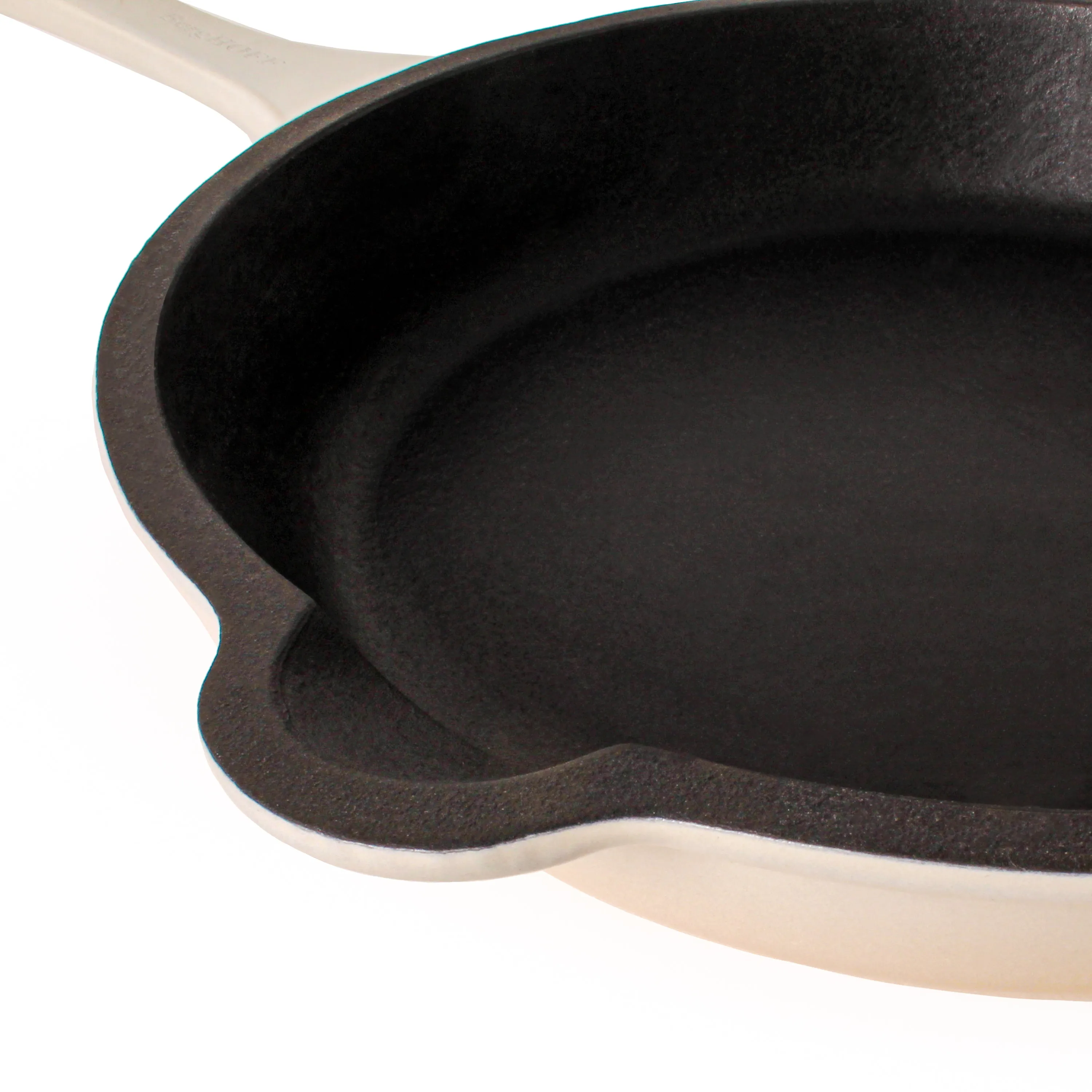 BergHOFF Neo 2pc Cast Iron 10" Fry Pan & 11" Grill Pan Cookware Set, Meringue
