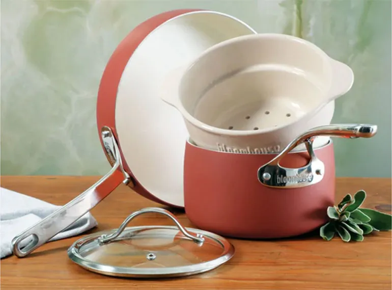 Bloomhouse 4-Piece Heavy Gauge Aluminum Starter Cookware Set