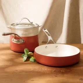 Bloomhouse 4-Piece Heavy Gauge Aluminum Starter Cookware Set
