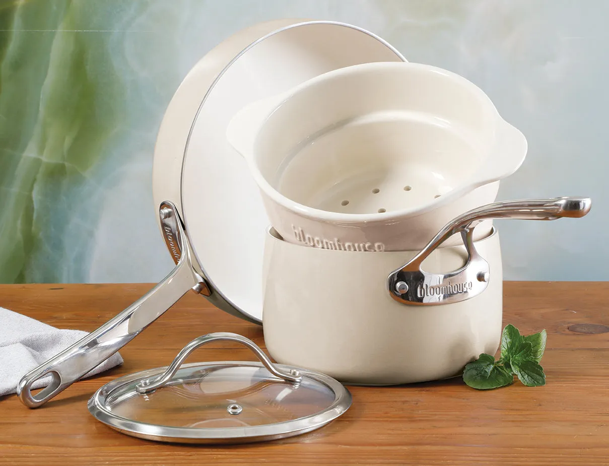 Bloomhouse 4-Piece Heavy Gauge Aluminum Starter Cookware Set