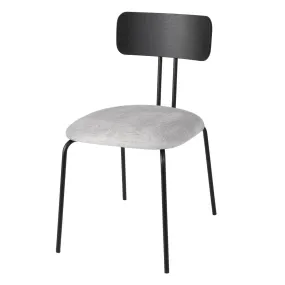 Bolero Fairfield Chairs Black & Grey Mix (Pack of 2)