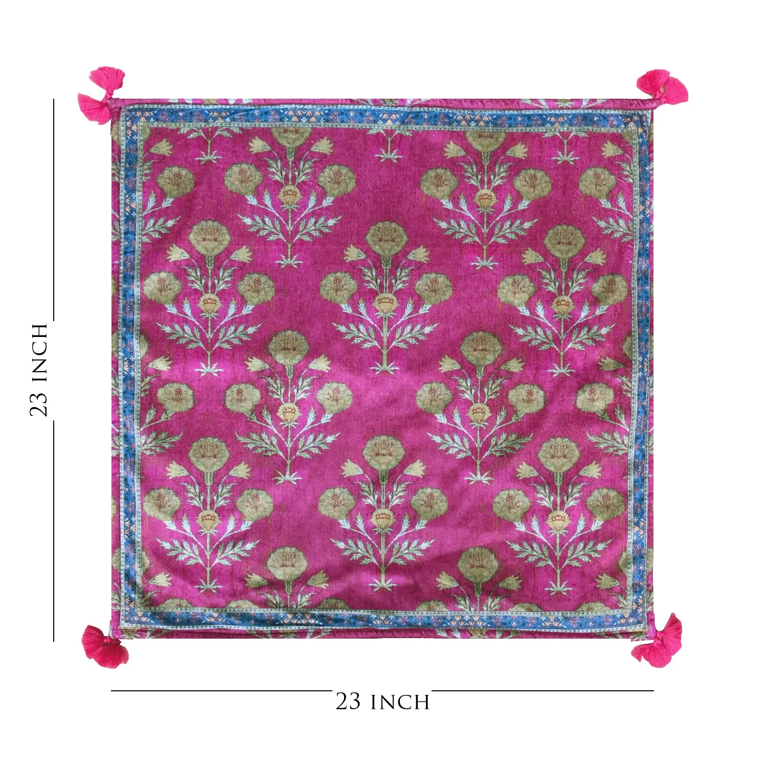 Boota Bahar Puja Mats/ Prayer Mat (set of 2)