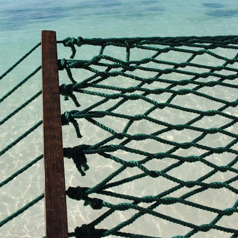 Caribbean Rope Hammock Green
