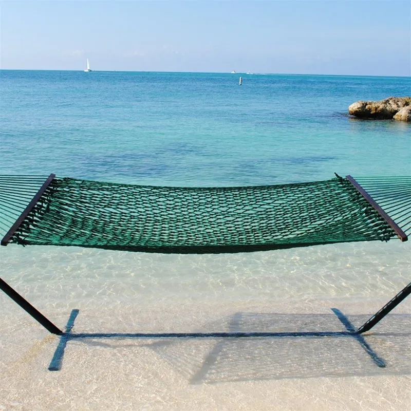 Caribbean Rope Hammock Green