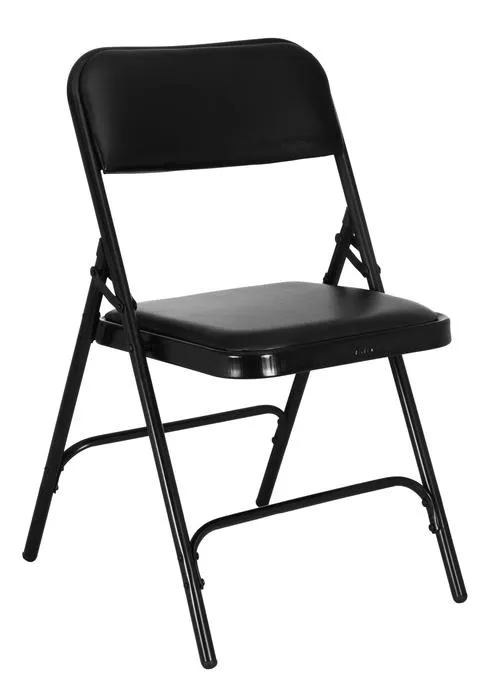 Clark Metal Folding Chair (Black)