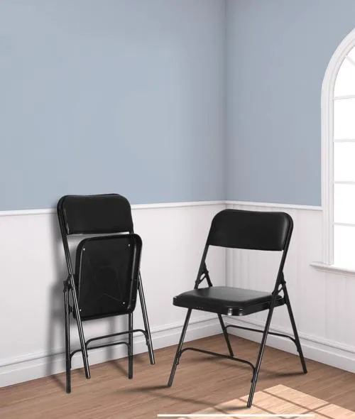 Clark Metal Folding Chair (Black)