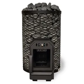 Cozy Heat O Thru-Wall Wood Burning Sauna Stove