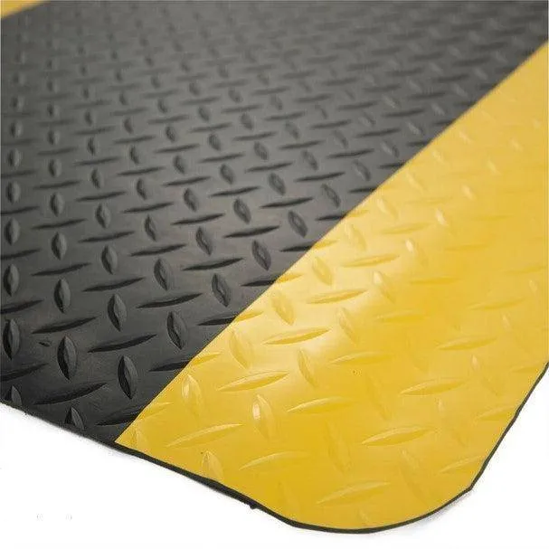 Dolphy Anti-Fatigue Mat 1500mm x 600mm Black & Yellow