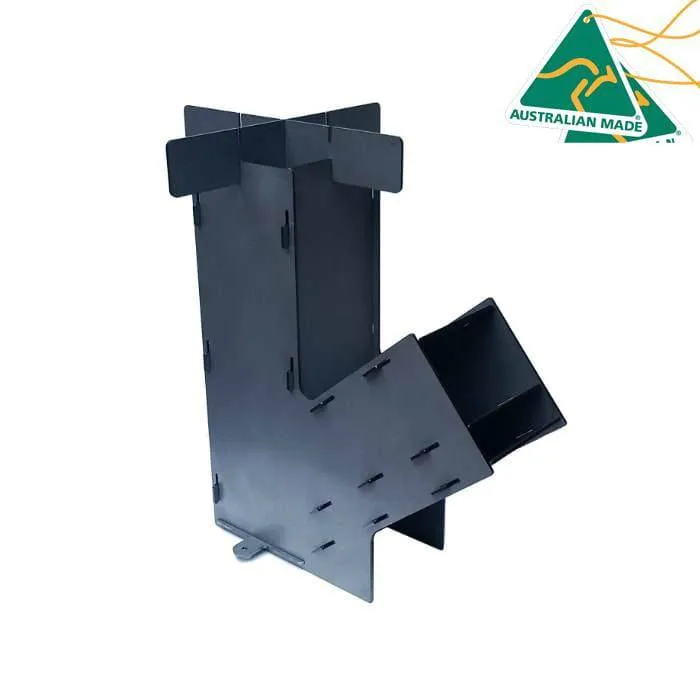 Ezy Rocket Stove - Flat Packed and Aussie Made