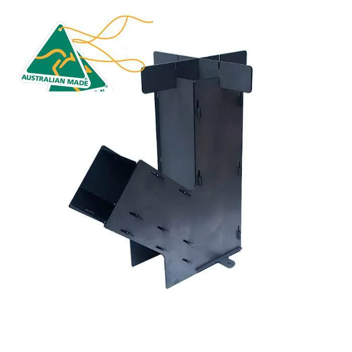 Ezy Rocket Stove - Flat Packed and Aussie Made