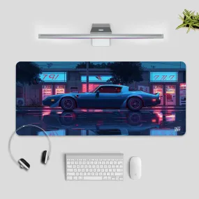 Firebird | Neon Dreams Desk Mat
