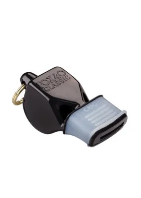 Fox 40 Classic CMG Whistle Black with Lanyard 115 dB
