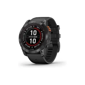 Garmin Men's Black Built-in Flashlight Solar Charging Capability Fēnix 7X Pro Solar Edition (No Wi-Fi) Multisport GPS Smartwatch - 010-02778-02