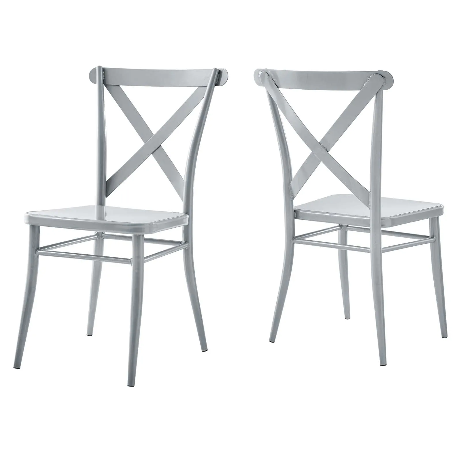 Gear Metal Dining Chairs - Set of 2