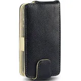 iPhone 4 / 4S Leather Flip Case Black