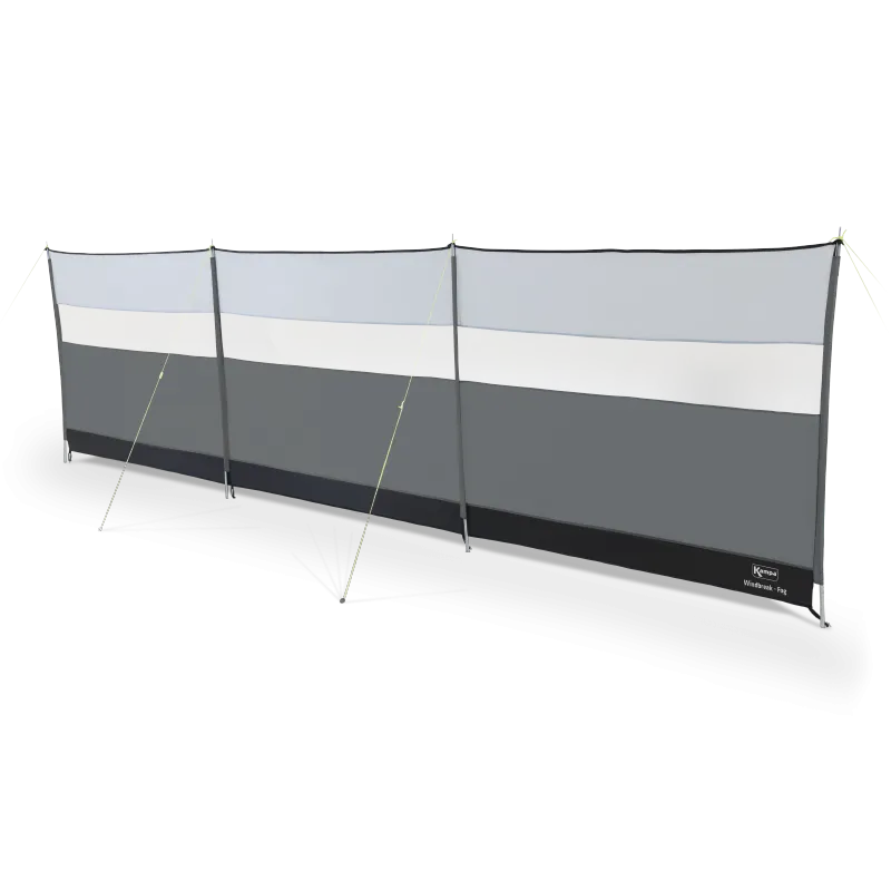 Kampa Windbreak 500 x 140cm - Fog Grey