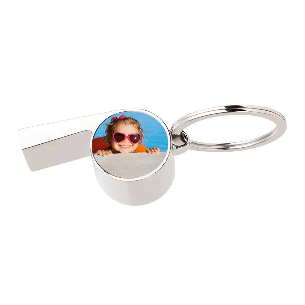 Keyring - Sublimation Metal Keyring - Whistle