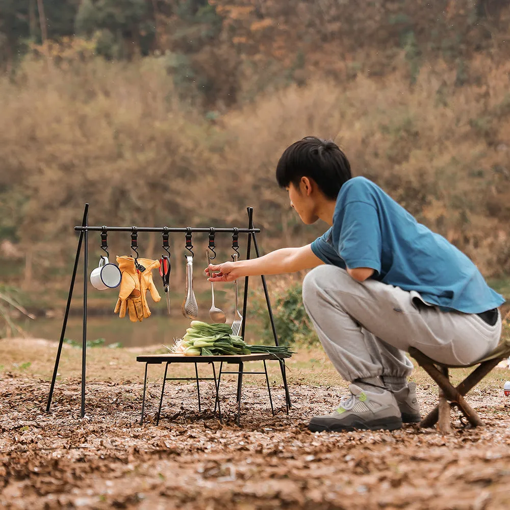 Large Aluminum Alloy Foldable Camping Storage Rack