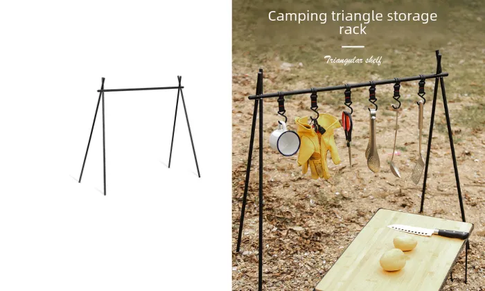 Large Aluminum Alloy Foldable Camping Storage Rack