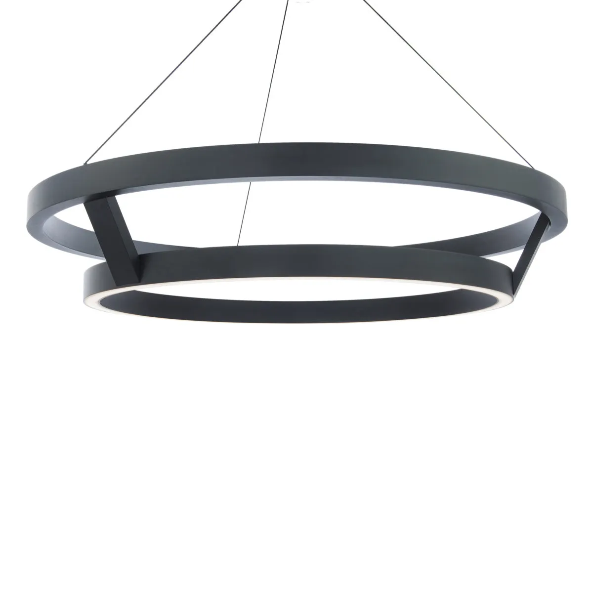 LED Chandelier from the Imperial Collection in Black Finish by Modern Forms