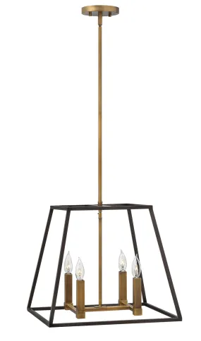 LED Pendant from the Fulton Collection in Bronze Finish by Hinkley