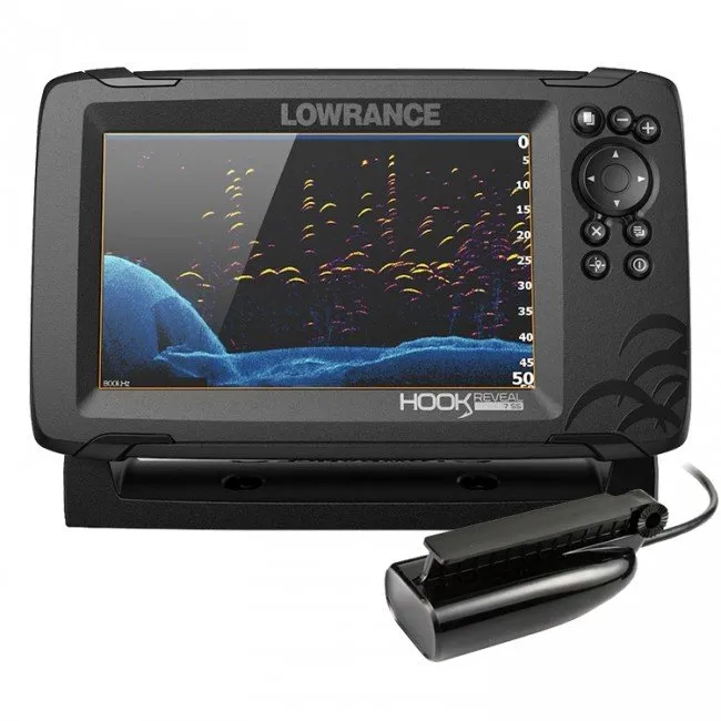 Lowrance Hook Reveal 7x Colour Fishfinder/GPS with Splitshot Transducer - P/N 000-15514-001