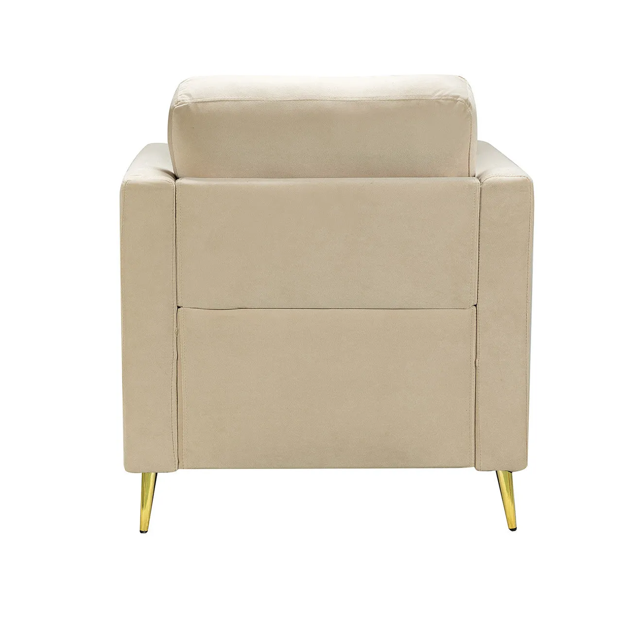 Luxe Metal Club Chair