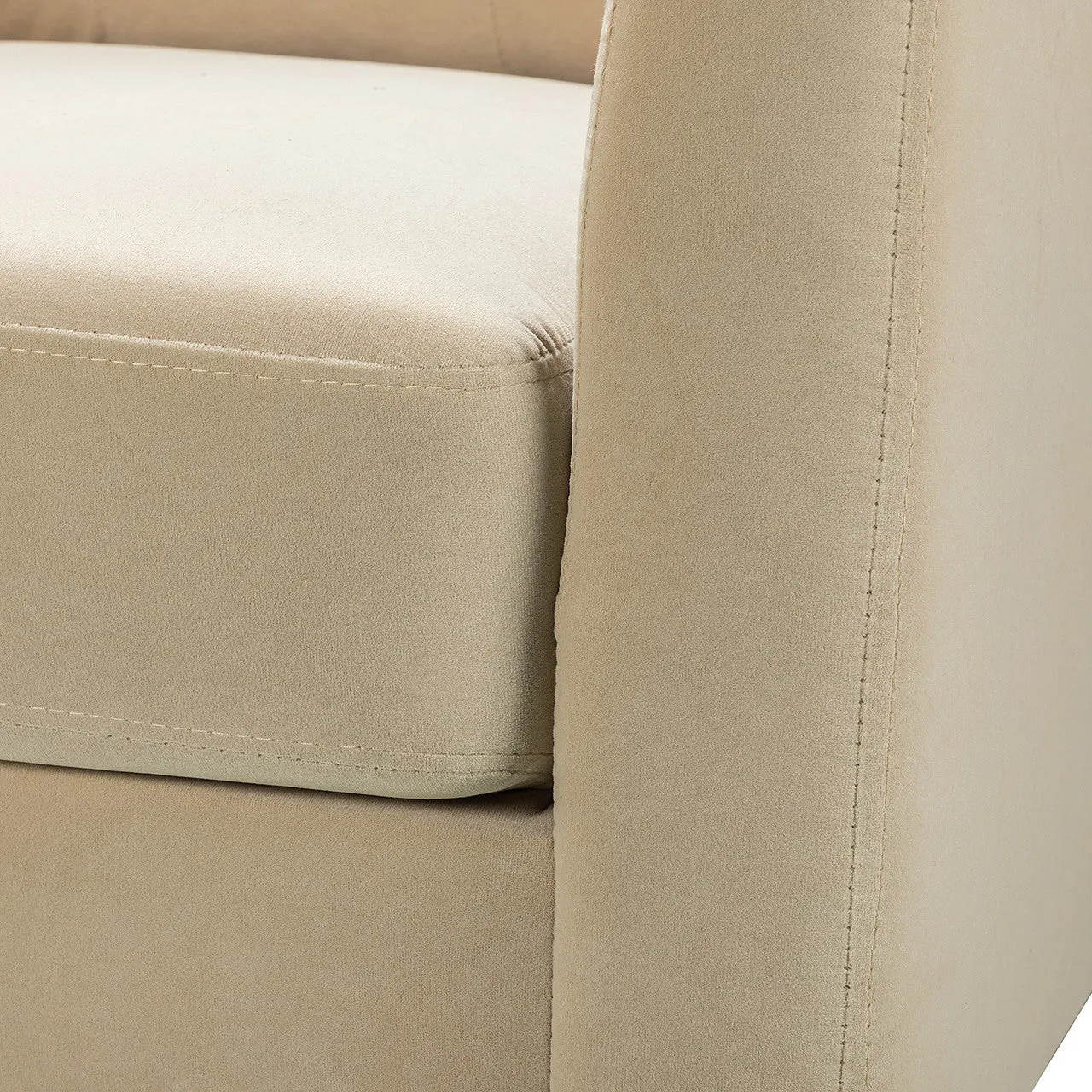 Luxe Metal Club Chair