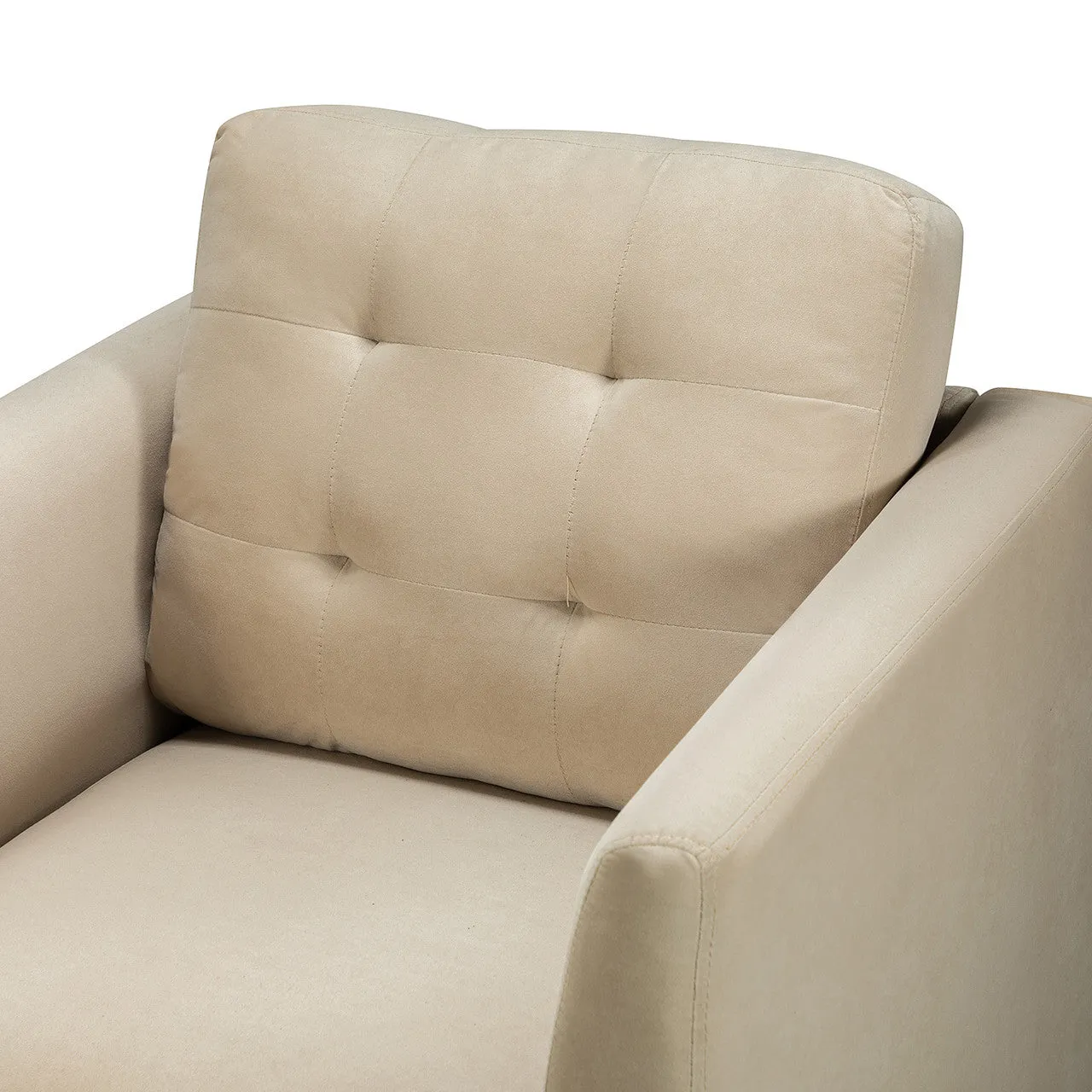 Luxe Metal Club Chair