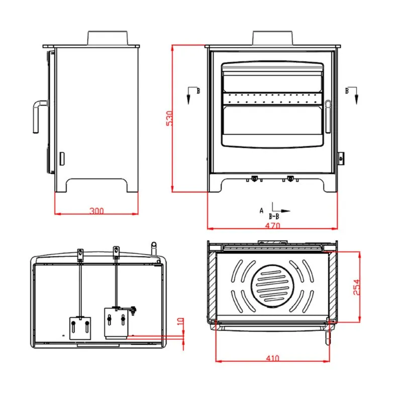 Mi-Fires Solway Large Multi Fuel 8kW