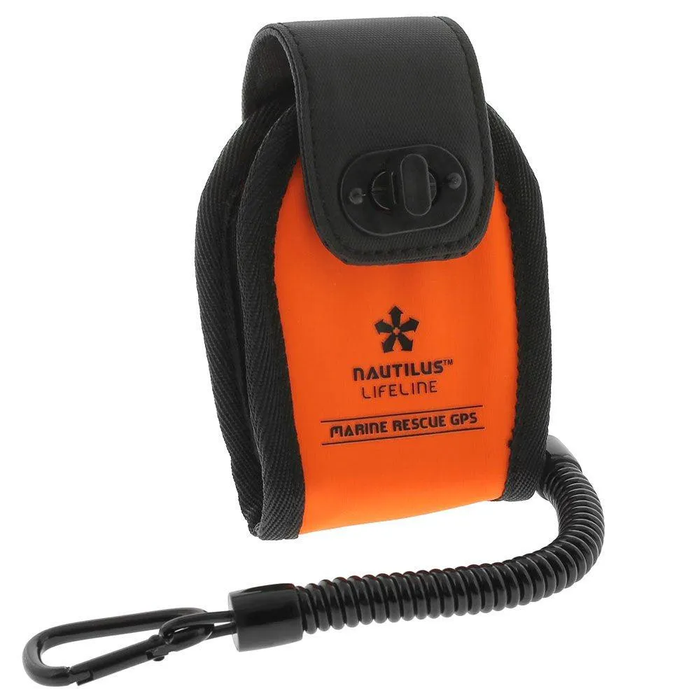 Nautilus LifeLine Marine GPS and Neoprene Pouch w/ Free DiveCatalog's Coil Lanyard