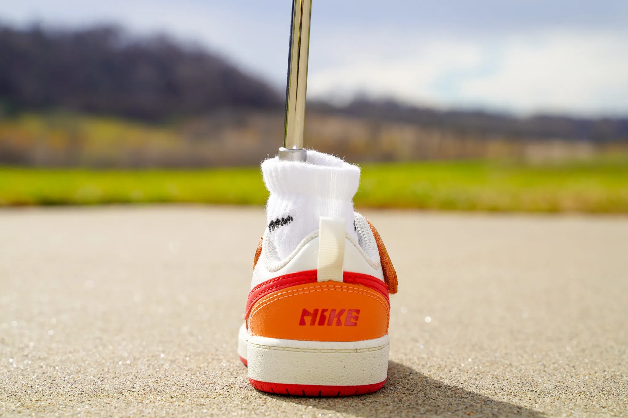 Nike Court Borough Low 2 [HOT CURRY ROYAL] Standing Sneaker Putter Cover