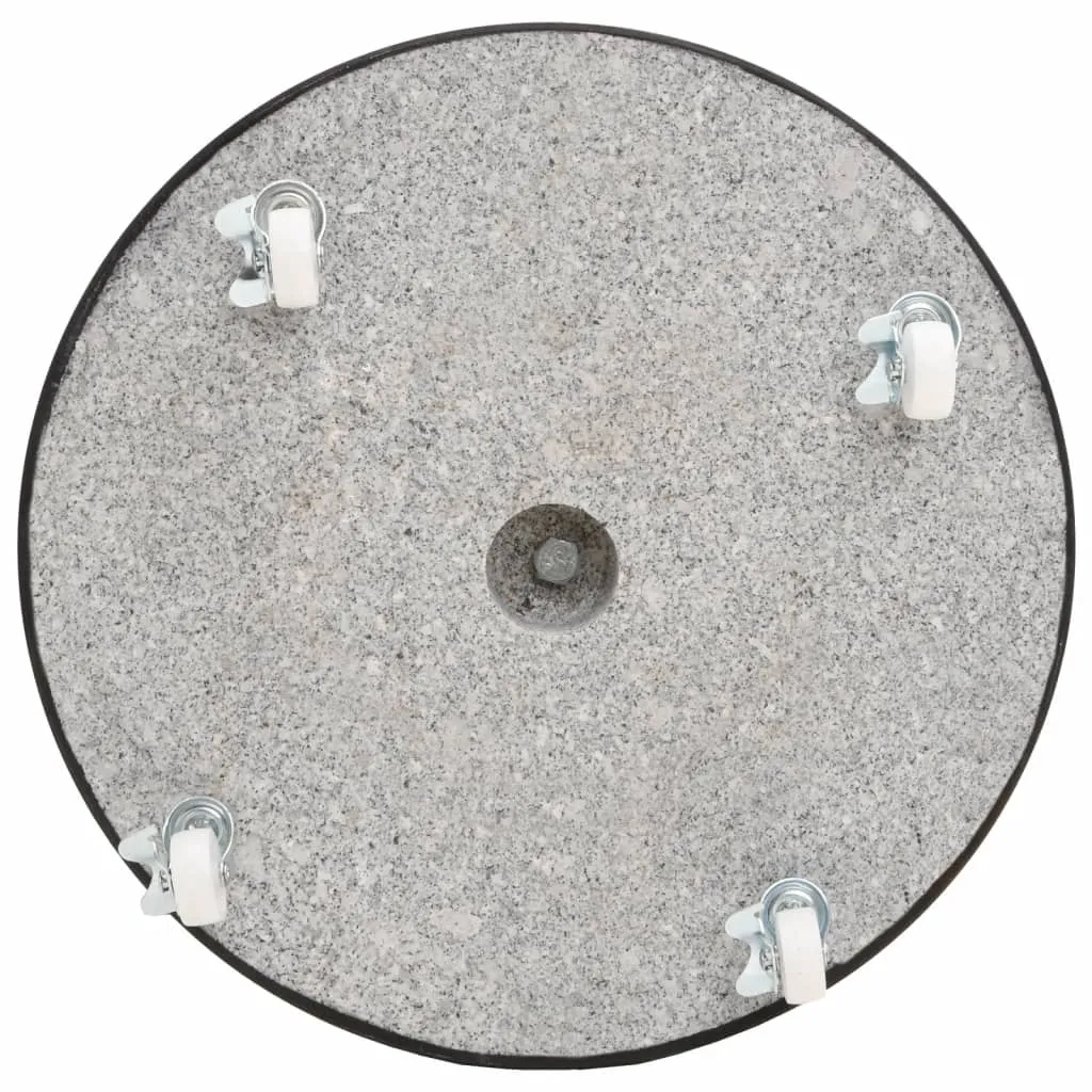 Parasol Base Granite 30 kg Round Black