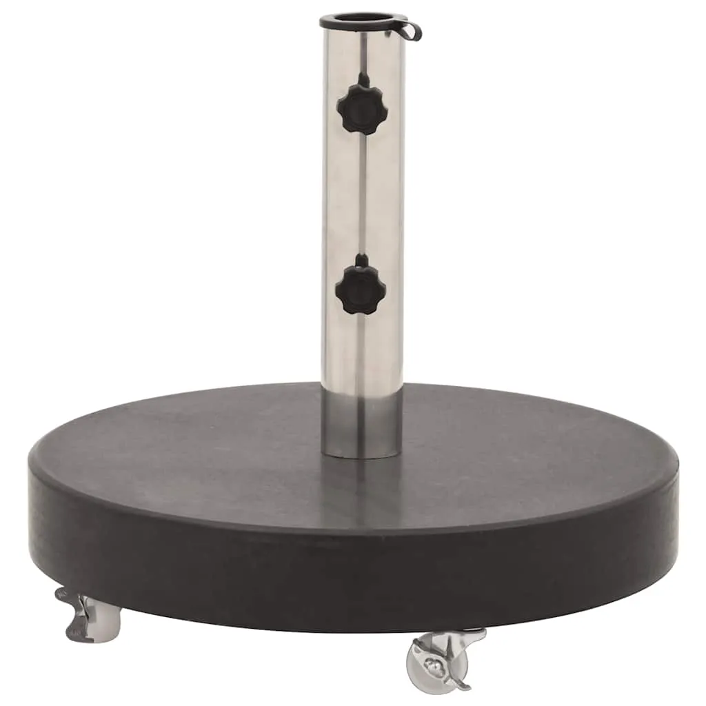 Parasol Base Granite 30 kg Round Black
