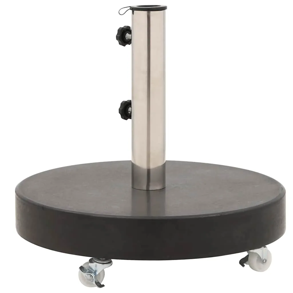 Parasol Base Granite 30 kg Round Black