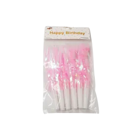 PARTY WHISTLE PINK - 6PCS