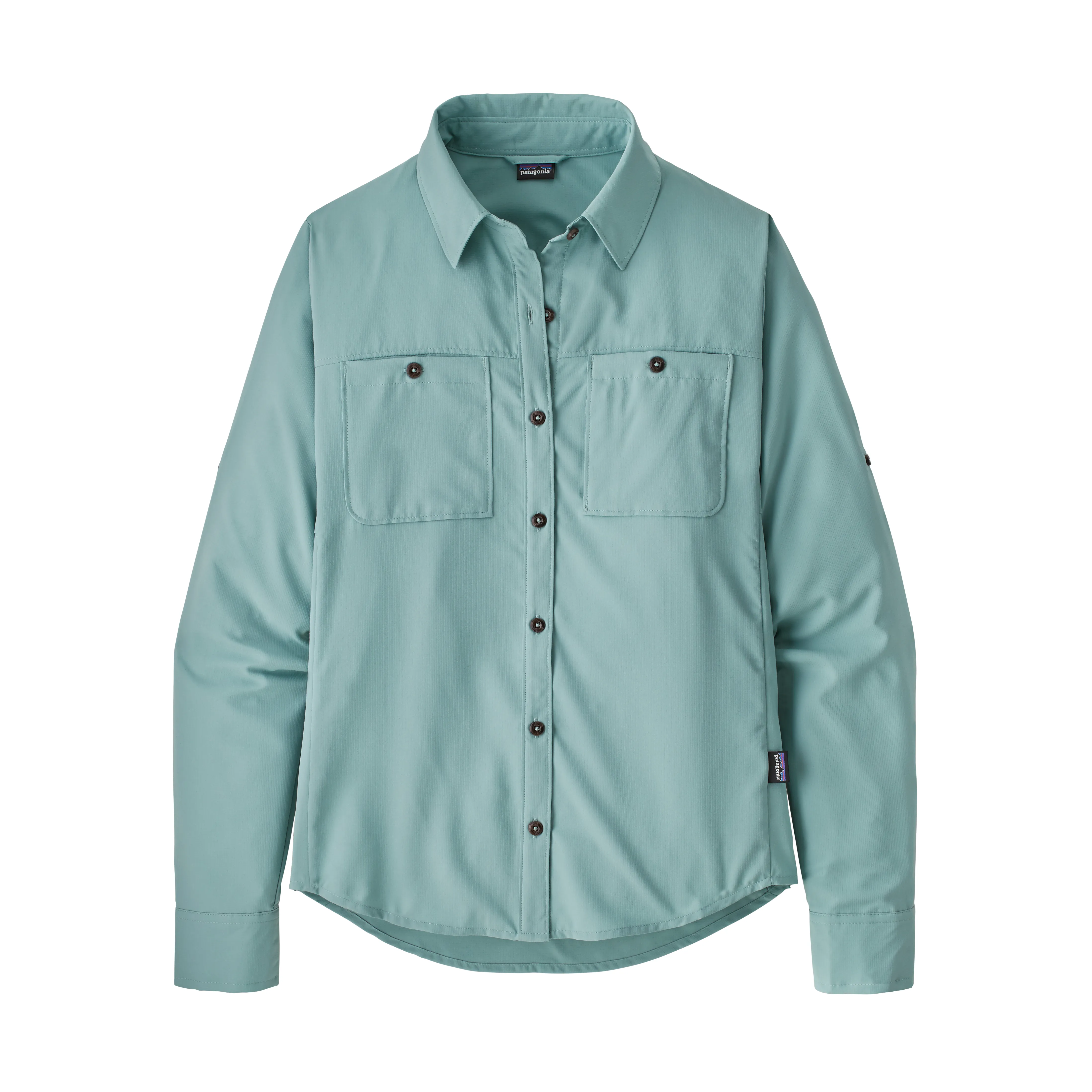 Patagonia Women&#x27;s Long Sleeve Self Guided Hike Shirt Upwell Blue | Buy Patagonia Women&#x27;s Long Sleeve Self Guided Hike Shirt Upwell Blue here | Outnorth