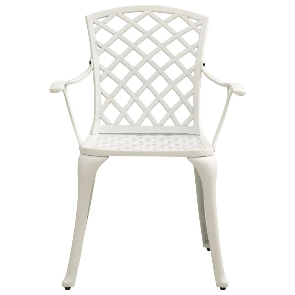 Patio Chairs Outdoor Garden Dining Seat Furniture 6 Pcs Cast Aluminum